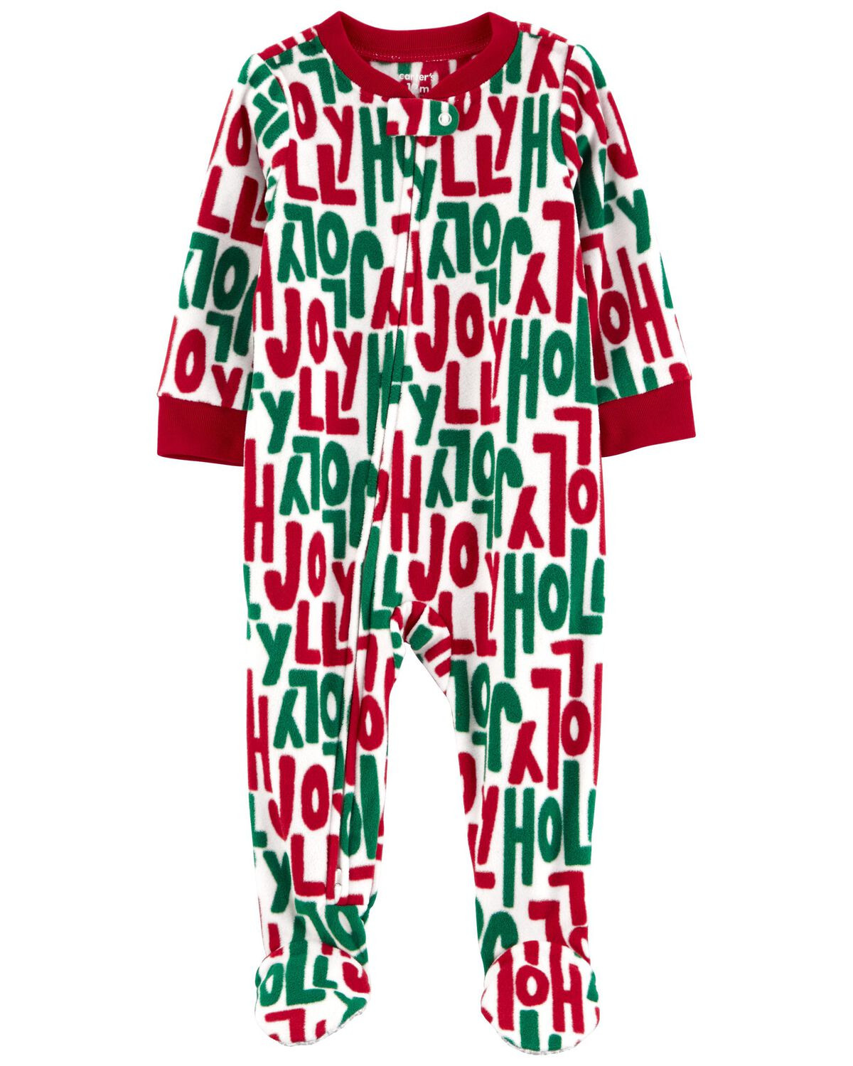 Baby 1-Piece Holly Jolly Fleece Footie Pajamas - Carter's | Carter's | Carter's Inc