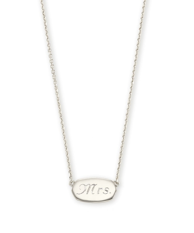 Mrs. Elisa Pendant Necklace in Sterling Silver | Kendra Scott | Kendra Scott