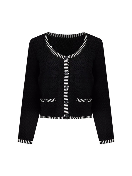 Geo Stitch Sweater Jacket | Ann Taylor