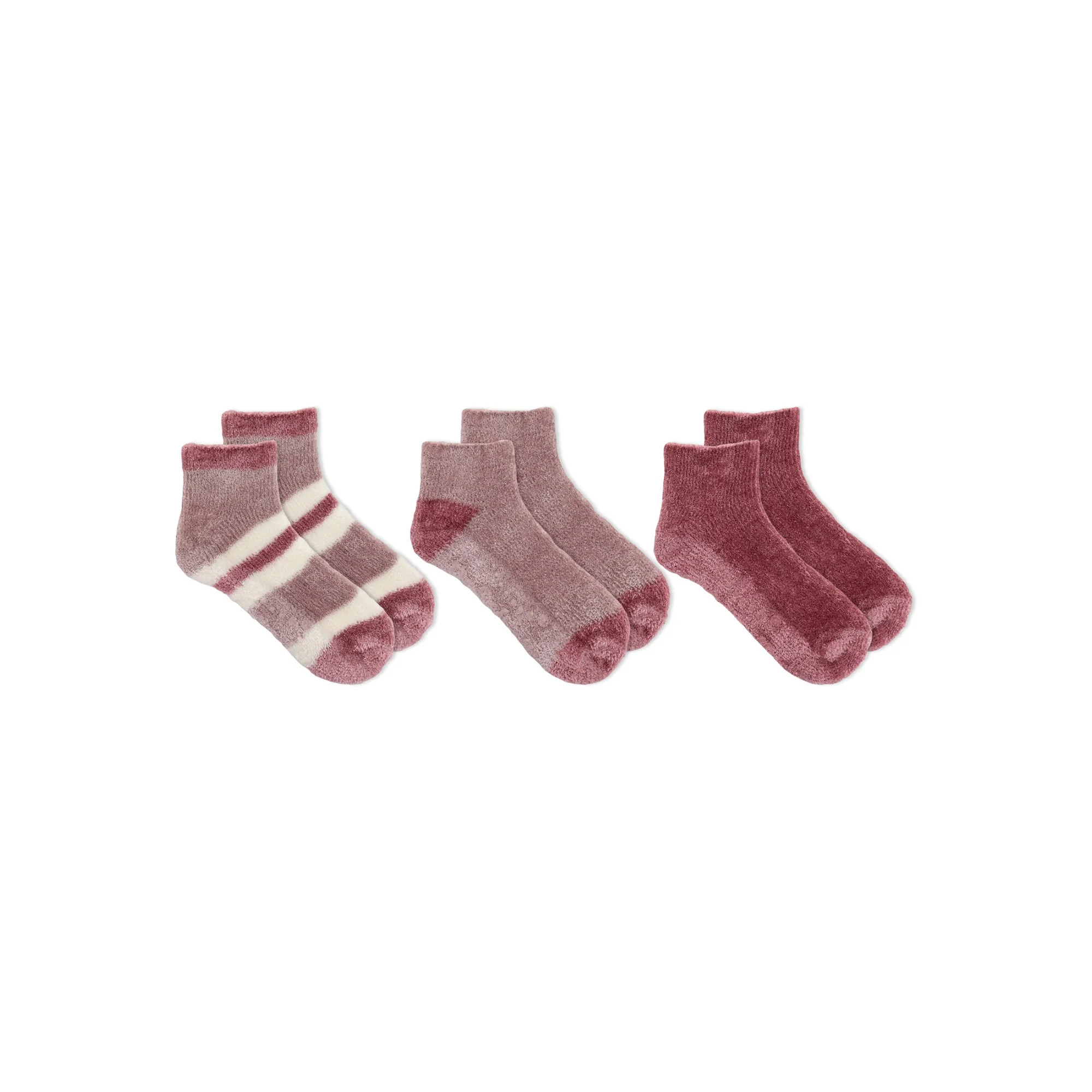 Dr.Scholl's Women's Lavender Infused Low Cut Gripper Spa Socks, 3 Pack | Walmart (US)