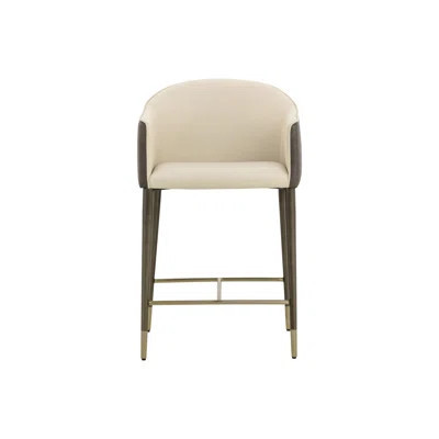 Kylin Counter Stool - Dillon Cream / Bravo Ash | Perigold