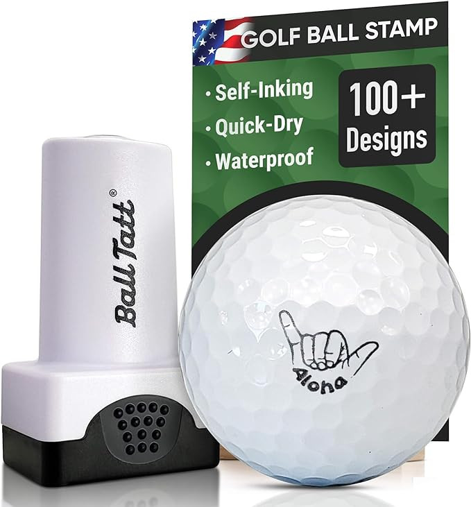 Golf Ball Stamp - Self-Inking Marker - Quick-Dry Permanent Marking Tool, No Leaks or Refills, Reu... | Amazon (US)