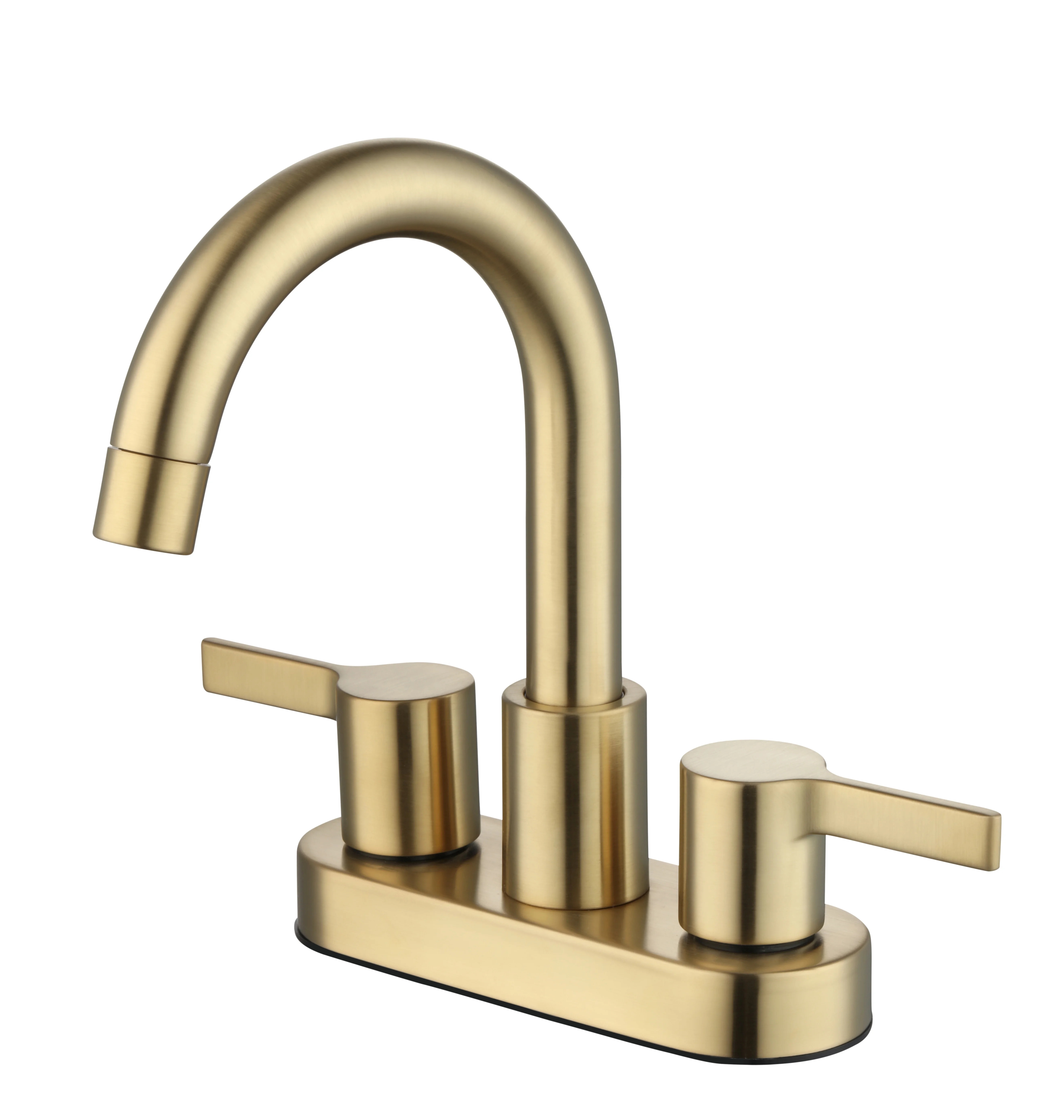 Better Homes & Gardens Clean Modern 4" Centerset Bathroom Faucet in Brushed Brass | Walmart (US)