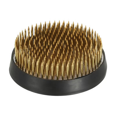 Unique Bargains Brass Pointed Dowels Floral Frog Pin Holder for Vase Flower Arrangement 2.8" | Target