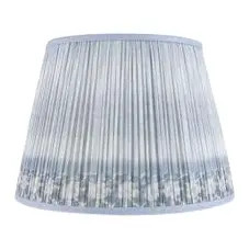 Ikat Printed Lamp Shade 14", Blue | Chairish
