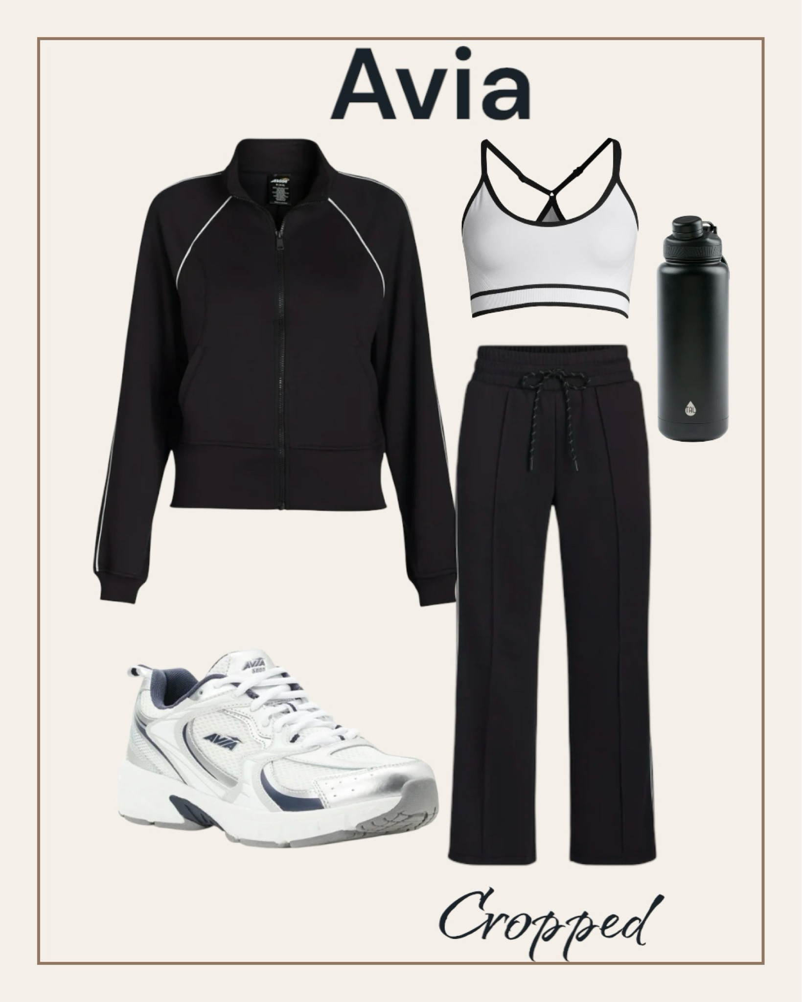 Avia jogger outfit in black. 

#walmart
#jogger
#avia

#LTKfindsunder50 #LTKActive #LTKfitness