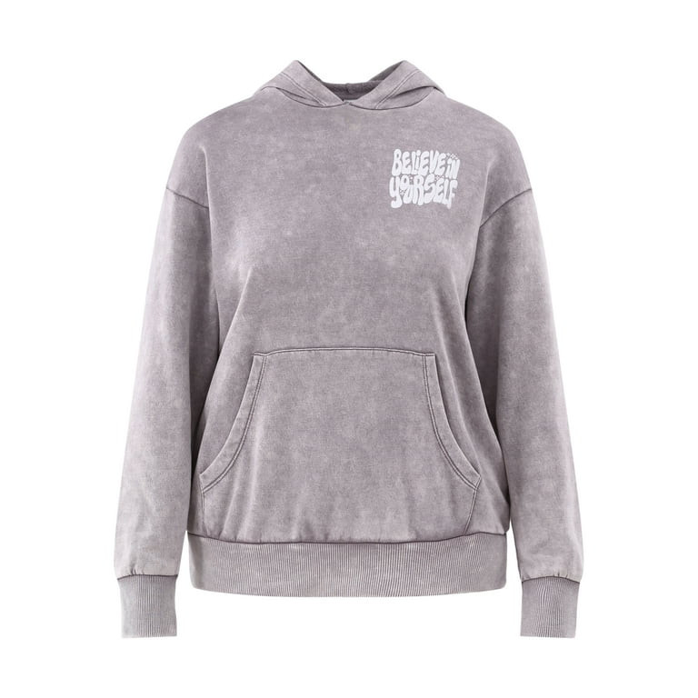 No Boundaries Washed Sweatshirt, Women's and Women's Plus | Walmart (US)
