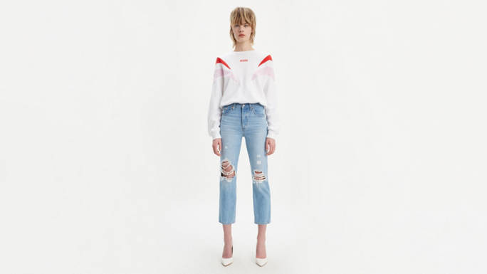 501® Original Cropped Ripped Women's Jeans | LEVI'S (US)