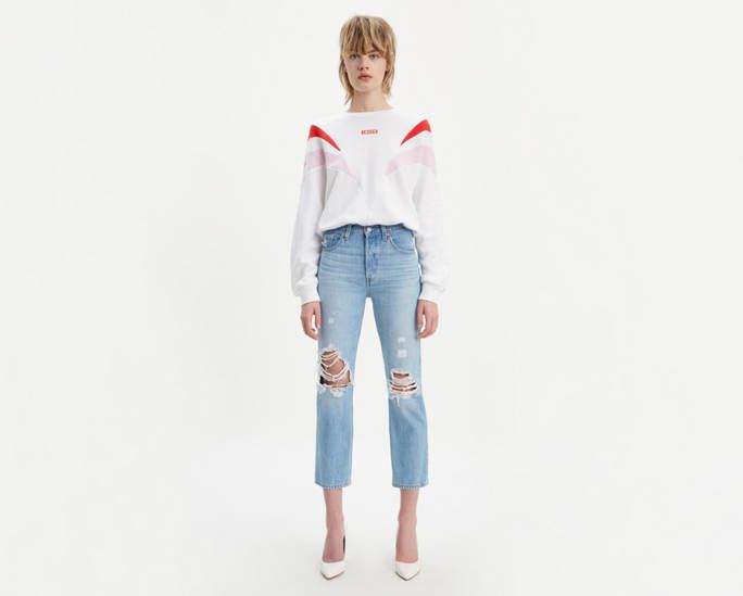 501® Original Cropped Ripped Women's Jeans | LEVI'S (US)