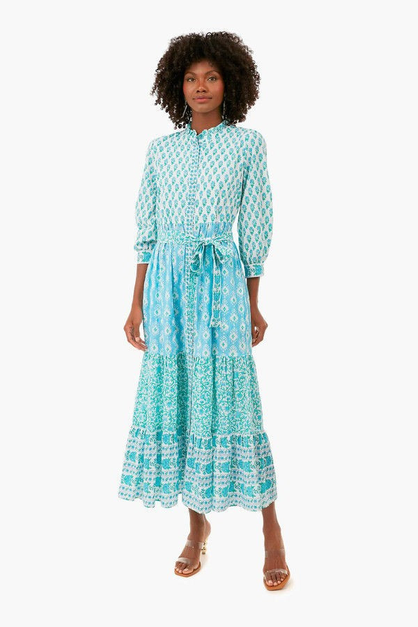 Mint Print Panama Dress | Tuckernuck (US)