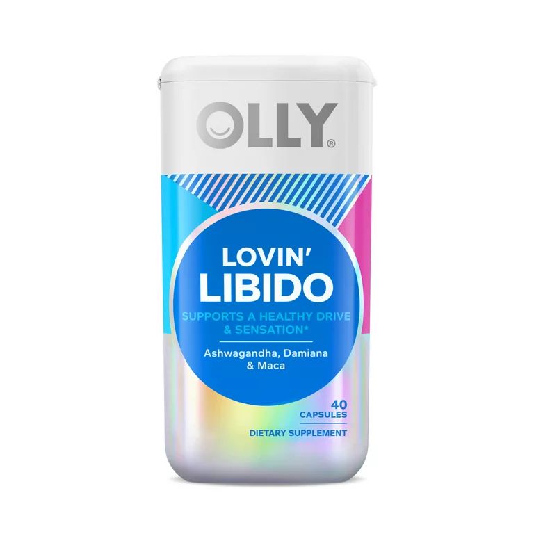OLLY Lovin' Libido Capsule Supplement, 40 Ct - Walmart.com | Walmart (US)