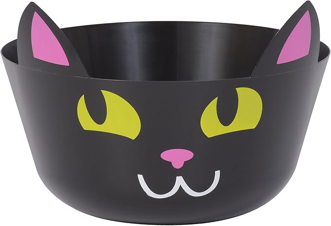 Amazon.com: Halloween Black Cat Candy Treat Punch Bowl : Pet Supplies | Amazon (US)