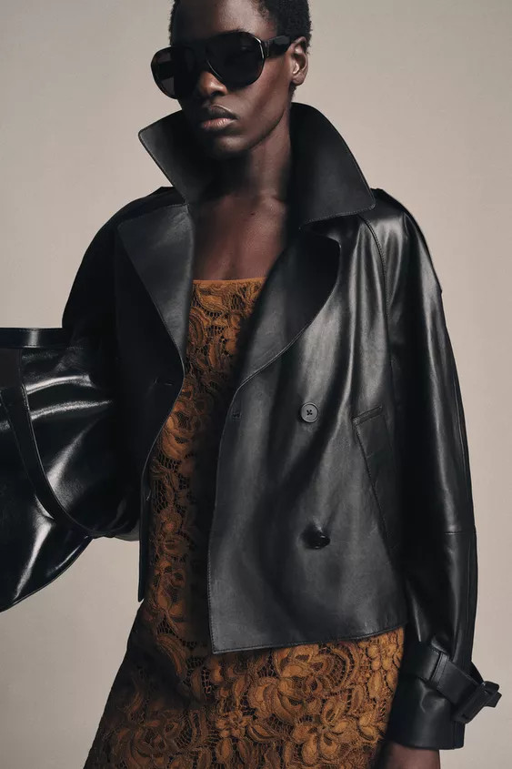 LEATHER JACKET ZW COLLECTION LIMITED EDITION | Zara US