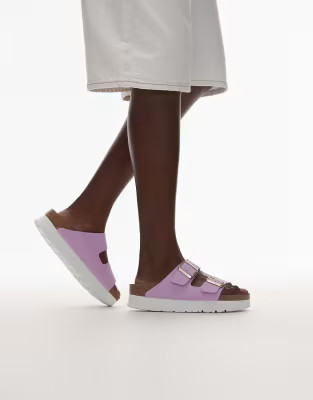 Birkenstock Papillio Arizona flex platform sandals in pink | ASOS | ASOS (Global)