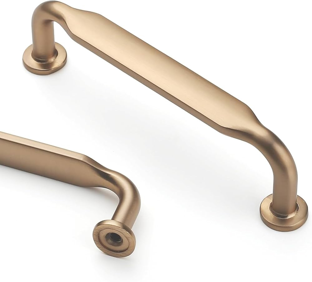 Asidrama 10 Pack 3 Inch(76mm) Champagne Bronze Kitchen Cabinet Handles, Cabinet Pulls Kitchen Cab... | Amazon (US)