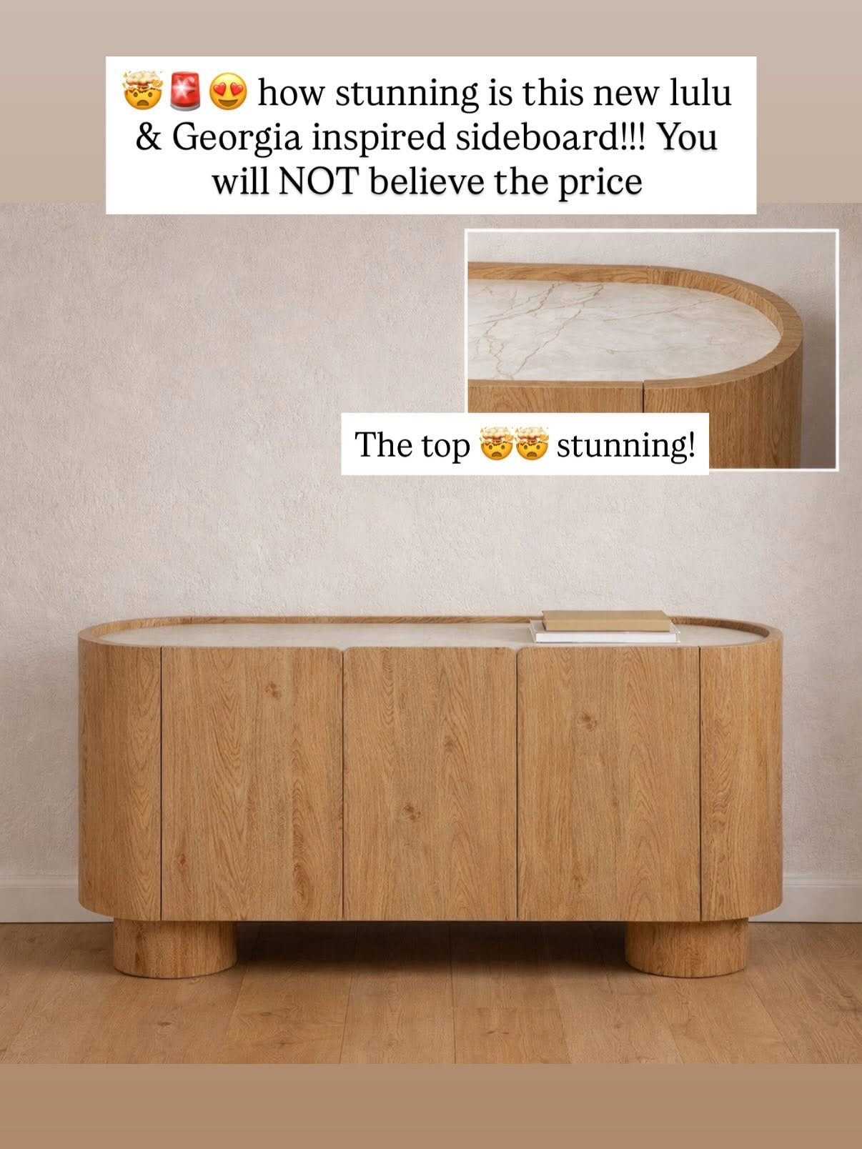 I cannot get over this unbelievably stunning rounded sideboard / tv stand!!!!!!! 

#LTKSaleAlert #LTKSpringSale