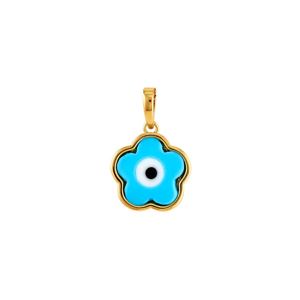 Turquoise Flower Evil Eye Charm | ASHA by ADM