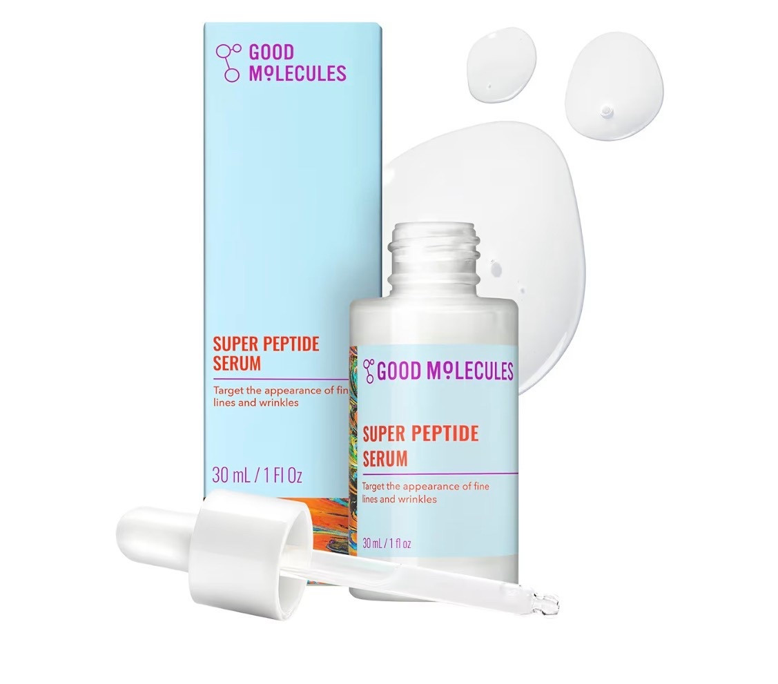 Good Molecules Anti-aging Facial Serum with Peptides and Copper Tripeptides to Plump and Firm - Super Peptide Serum, Water-Based Skincare for Face

#LTKgrwm #LTKdayinmylife #LTKootd