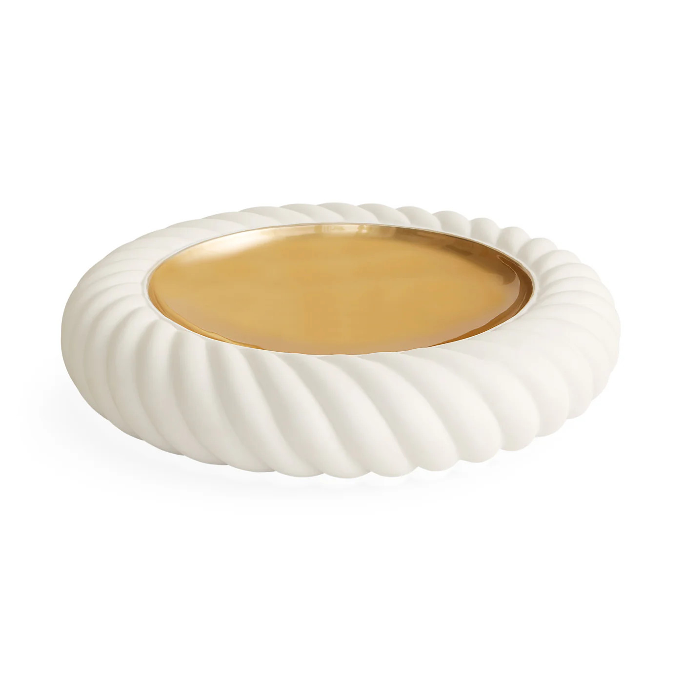 Geneva Bowl in Porcelain with Gold Accents | Jonathan Adler | Jonathan Adler US