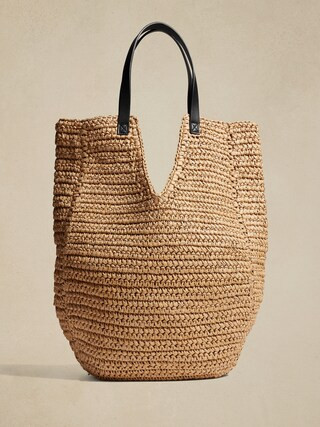 Straw Tote Bag | Banana Republic Factory