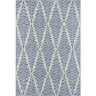 Erin Gates by Momeni Beacon Denim 5 ft. x 7 ft. 6 in. Indoor/Outdoor Area Rug-RIVERRIV-1DNM5076 -... | The Home Depot