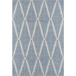 Erin Gates by Momeni Beacon Denim 5 ft. x 7 ft. 6 in. Indoor/Outdoor Area Rug-RIVERRIV-1DNM5076 -... | The Home Depot