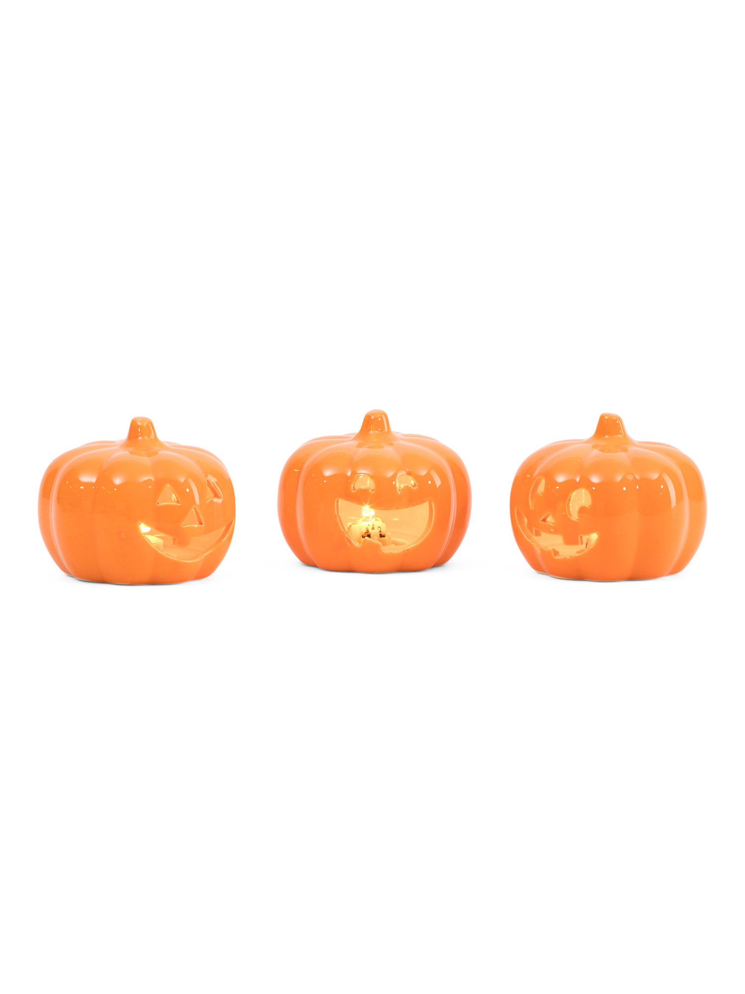 Set Of 3 Led Pumpkins | Halloween | Marshalls | Marshalls