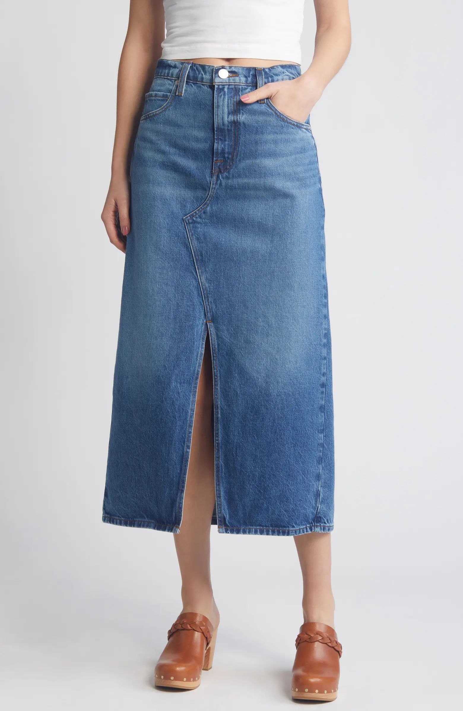 The Midaxi Denim Skirt | Nordstrom