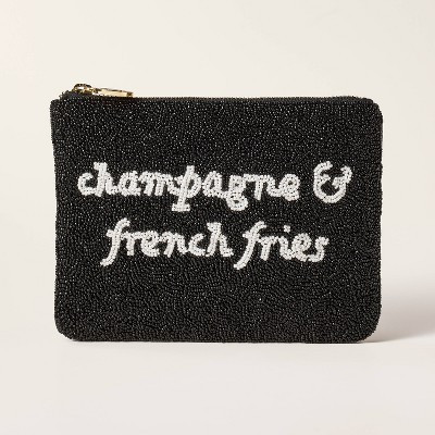 Champagne & French Fries Beaded Clutch - kate spade new york x Target Black/White | Target