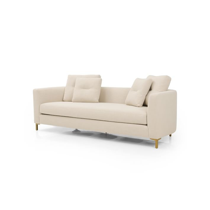 Rounded Arm Upholstered Sofa | West Elm (US)