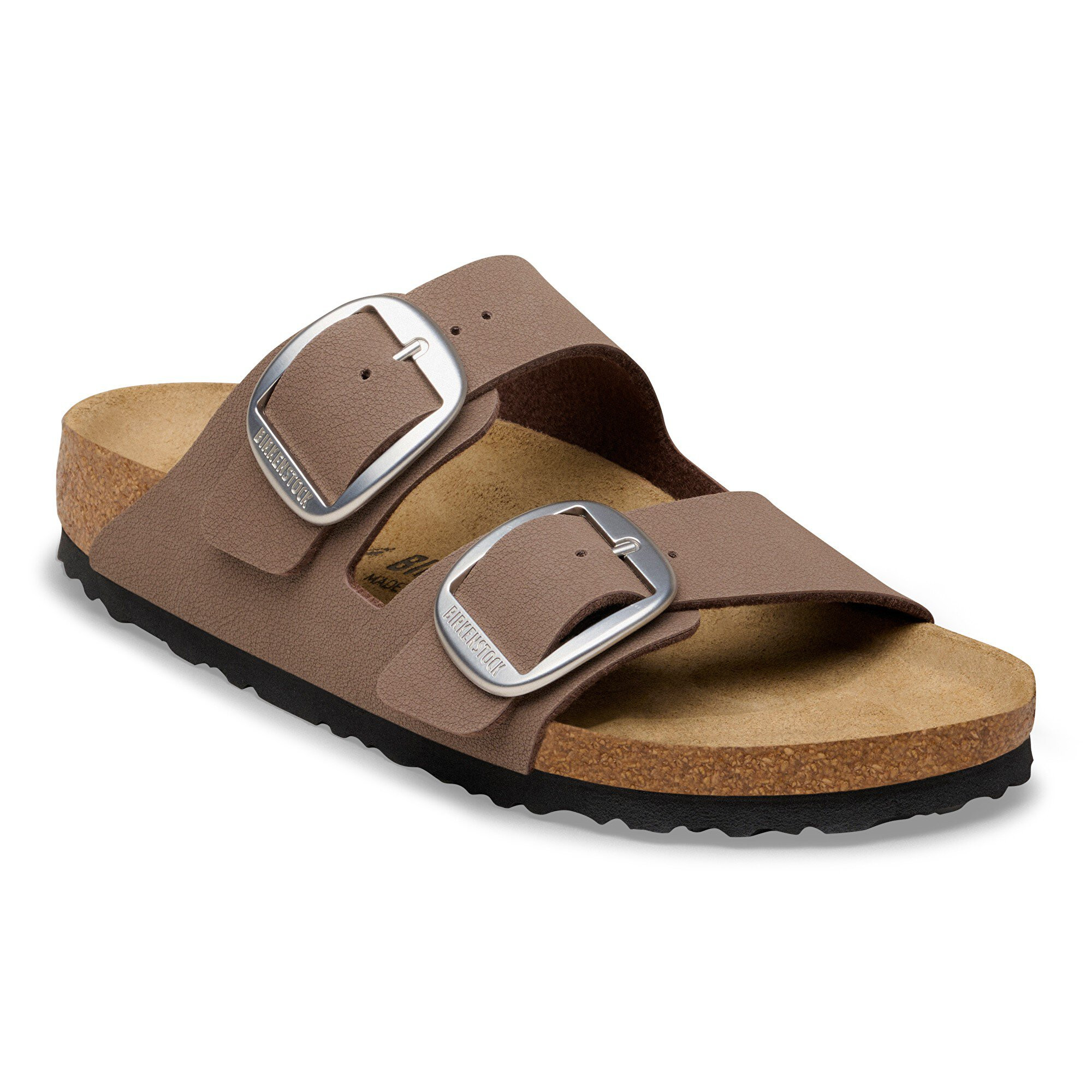 Arizona Big Buckle Birkibuc Mocha Two-Strap Sandals | Birkenstock USA