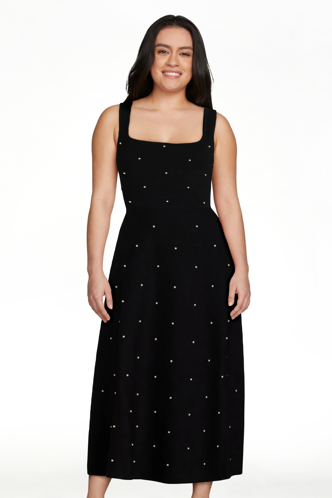 Free Assembly Women’s and Women's Plus Beaded Sweater Dress, Sizes XS-4X - Walmart.com | Walmart (US)