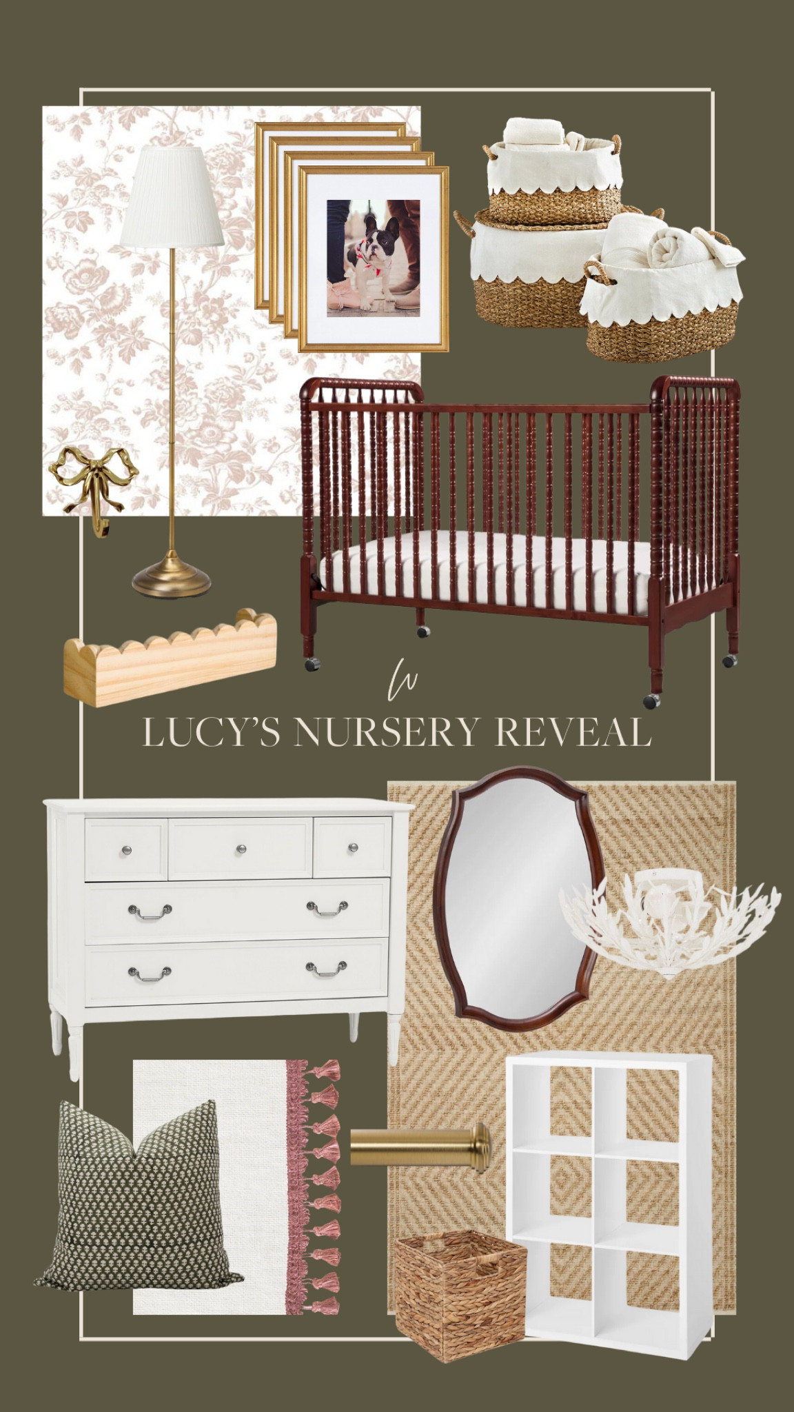 Lucy’s nursery is a dream! I knew from the start I wanted to incorporate a lot of pattern and of course pink. It came together so beautifully and is the perfect English cottage inspired space for her to grow in! 

#LTKBaby #LTKKids #LTKHome