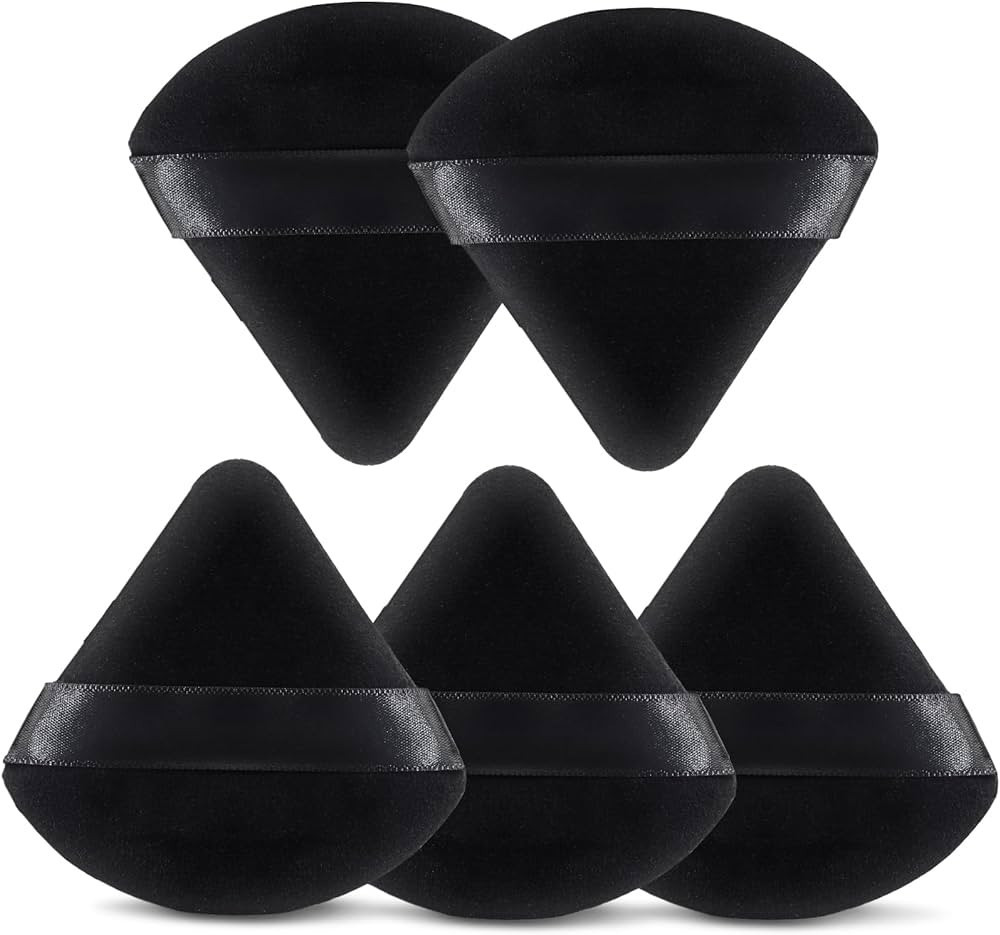 BEAKEY Triangle Powder Puffs for Face Powder Makeup Puff for Loose & Cosmetic Foundation, Wedge S... | Amazon (US)