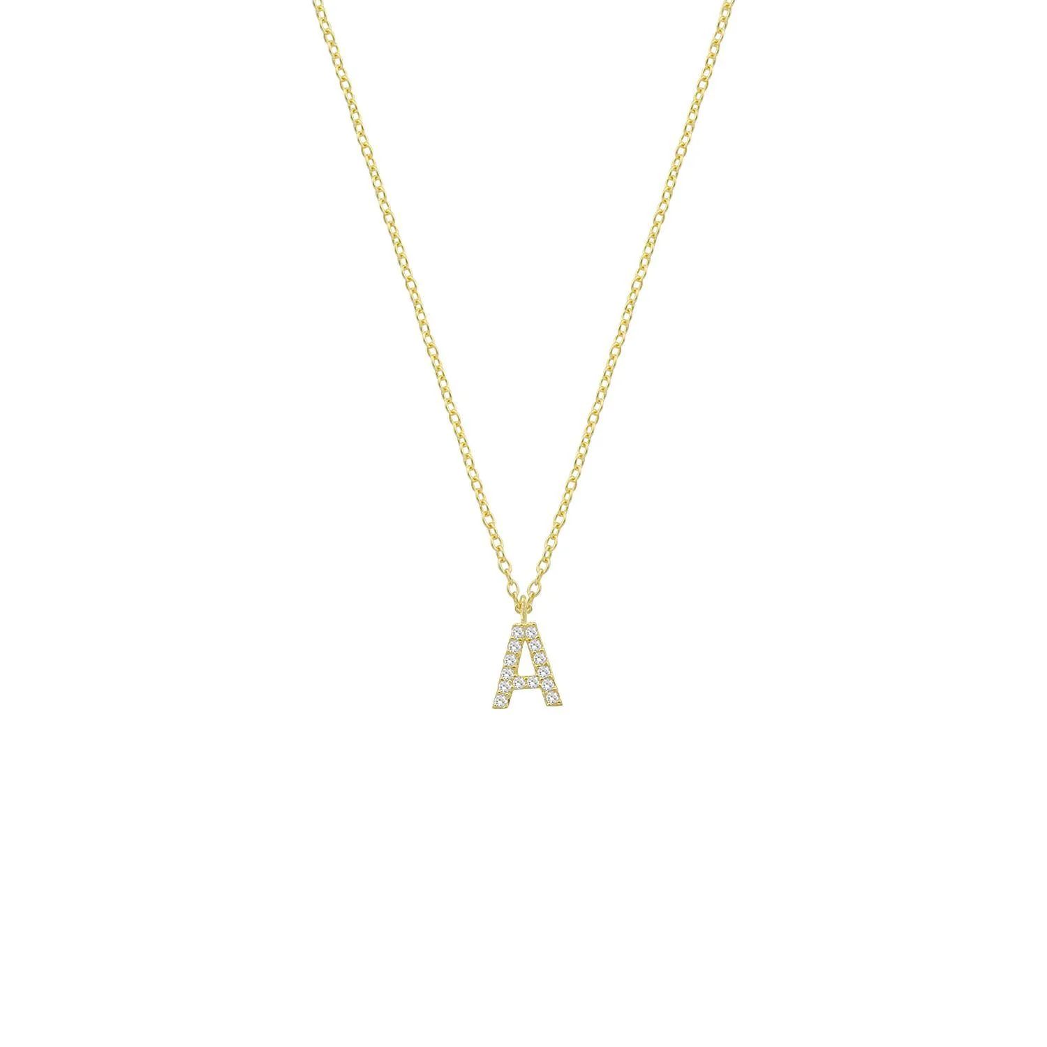 Classic Initial Necklaces | The Sis Kiss
