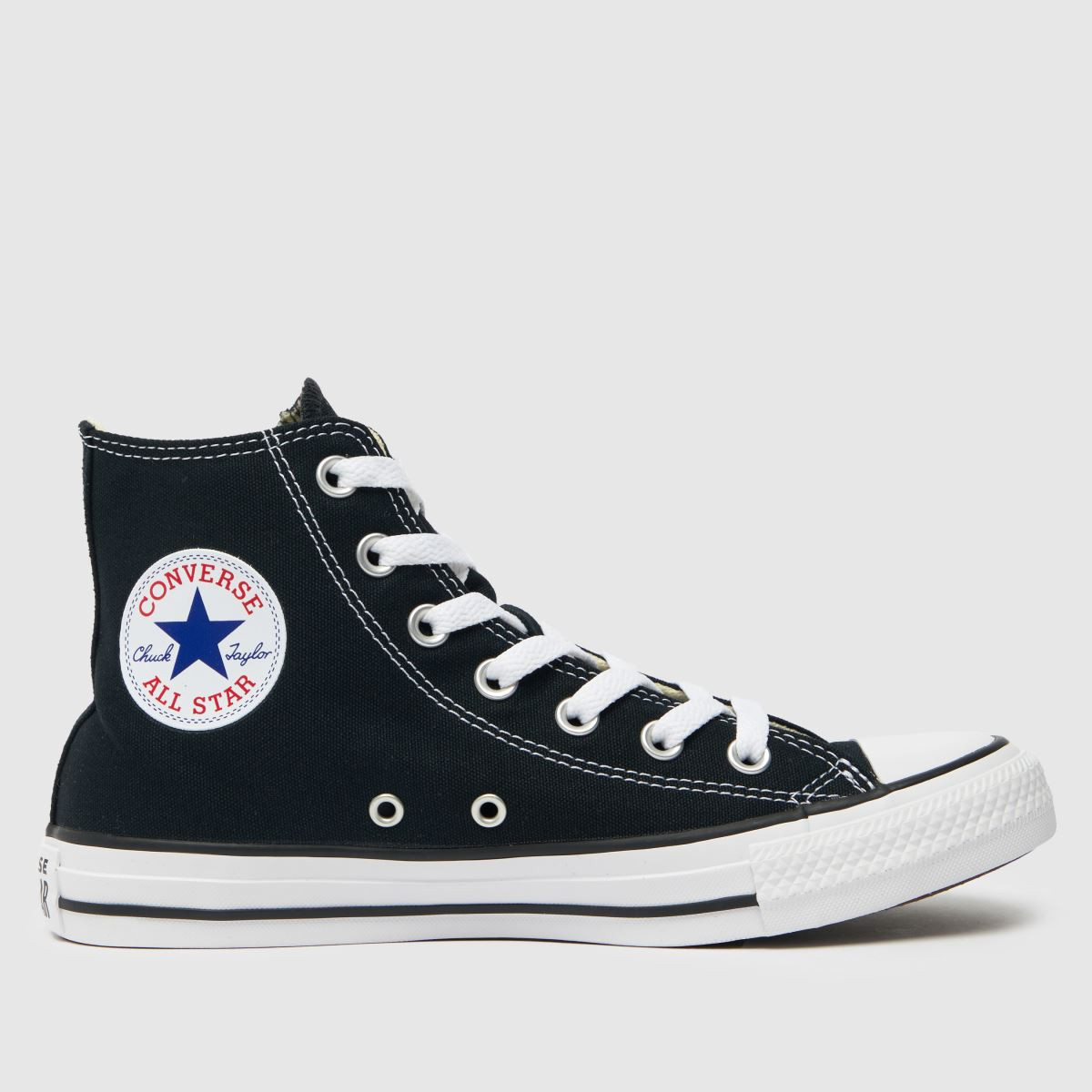 Converse black & white all star hi trainers | Schuh
