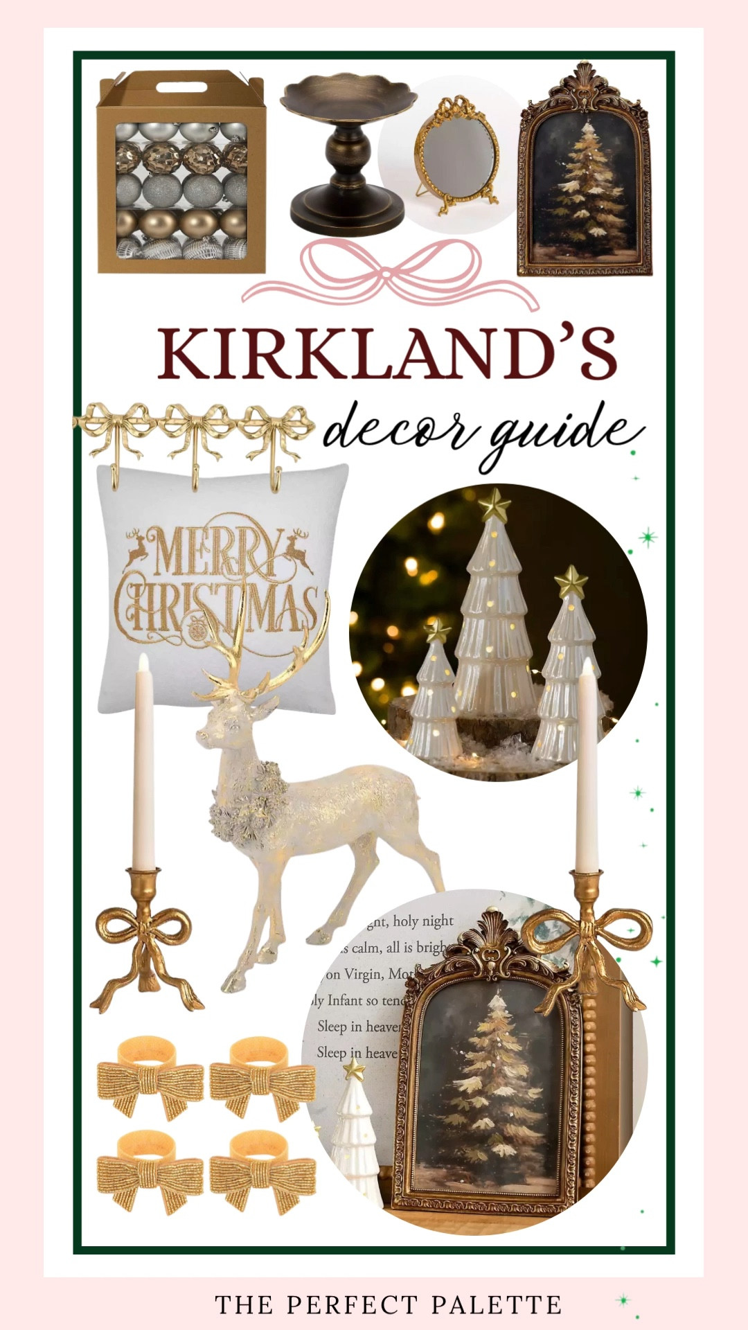 Kirklands Christmas Decor Guide - pretty plaid, ornate gold accents, shimmery white trees, and the cutest reindeer and bow decor. 

Kirkland’s
Christmas garlands 
Christmas table
Kirkland’s home
Christmas decor
Christmas tablescape 
Holiday tablescape  

Christmas place setting 
Holiday place setting 
Place setting 

Christmas party
Christmas centerpiece  
Garland

Holiday centerpiece. flatware. dining table. dinnerware. candle holder. tablescape. holiday centerpiece. holiday party. holiday table. #LTKParties  

#LTKSaleAlert #LTKFindsUnder100 #LTKFindsUnder50 #LTKSeasonal


#LTKHome #LTKHoliday #LTKGiftGuide