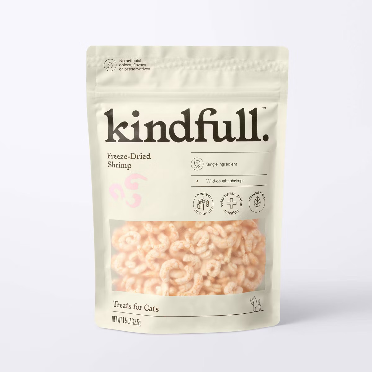 Freeze-Dried Cat Treats Shrimp Flavor - 1.5oz - Kindfull™ | Target
