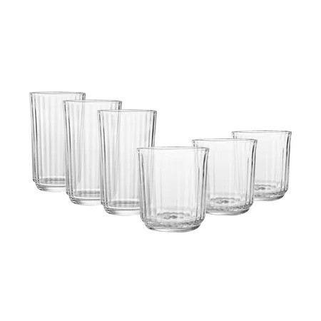 Better Homes & Gardens Panello 12-Piece Clear Drinkware Set | Walmart (US)