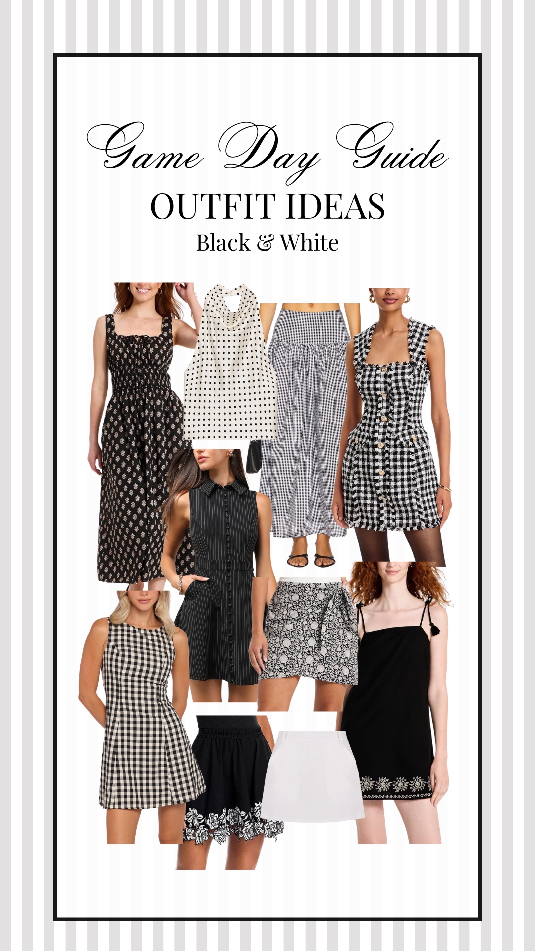 Black & White Football Game Day outfit ideas!

Game day outfit // football game outfits
