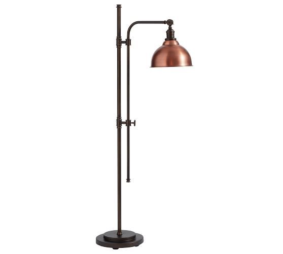 Articulating Metal Bell Floor Lamp | Pottery Barn (US)