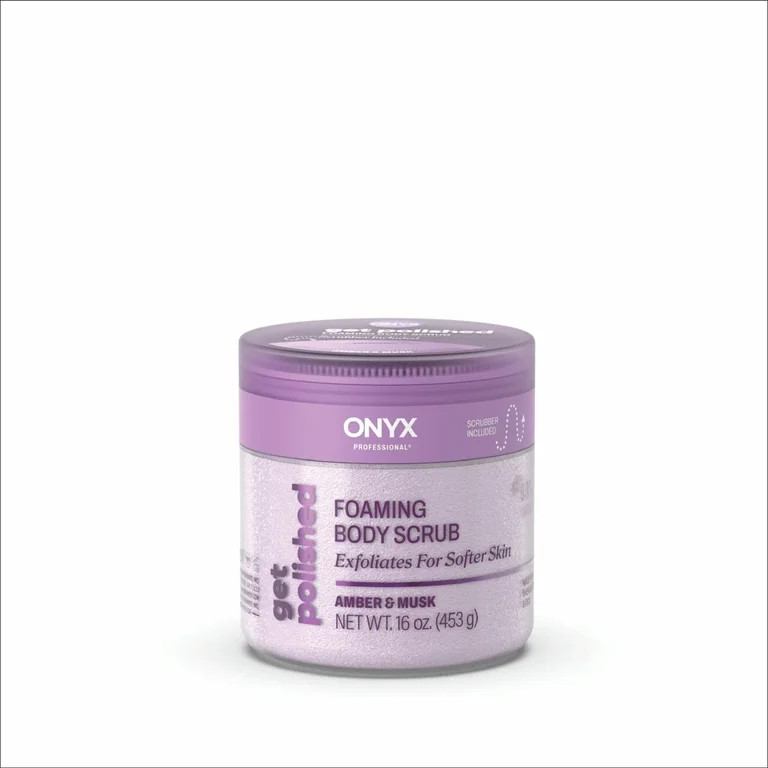 ONYX Professional Get Polished Foaming Body Scrub, Amber and Musk | Walmart (US)