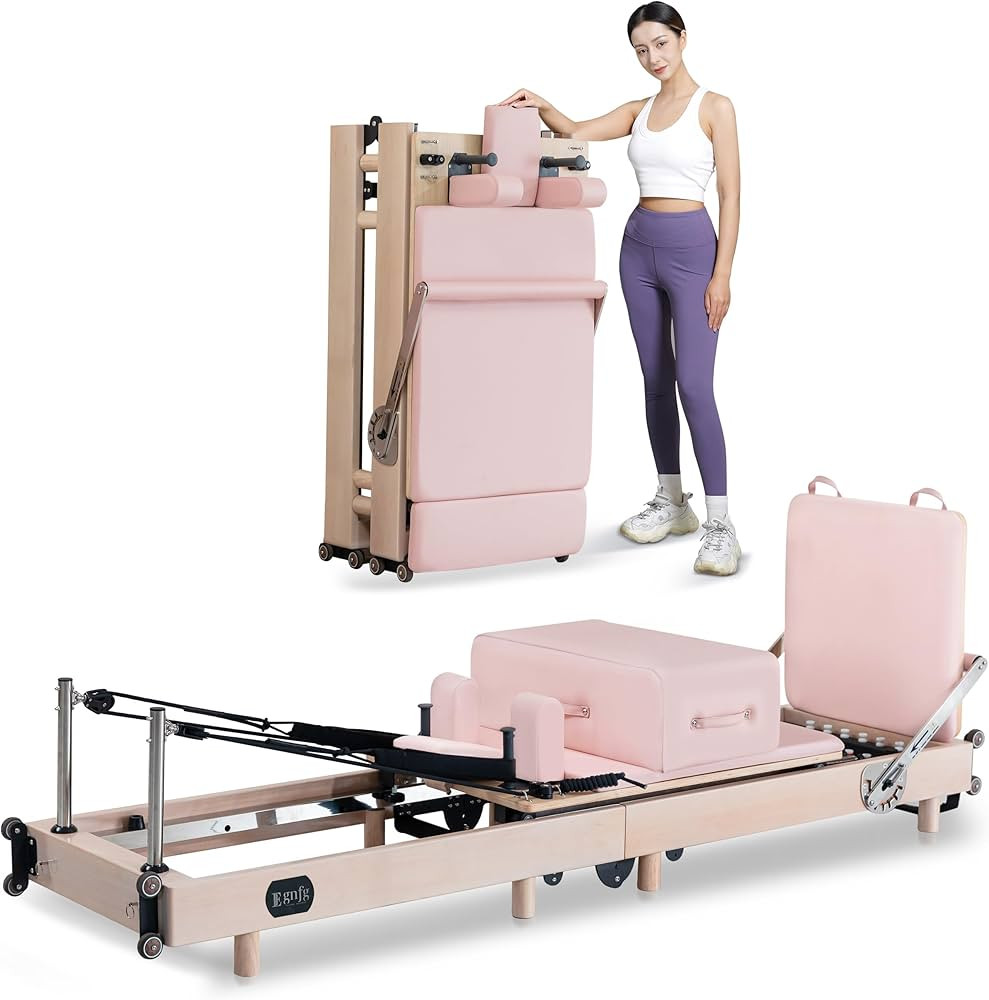 Pilates Reformer Machine, Premium Foldable Pilates Reformer, Durable and Quiet, Pilates Equipment... | Amazon (US)