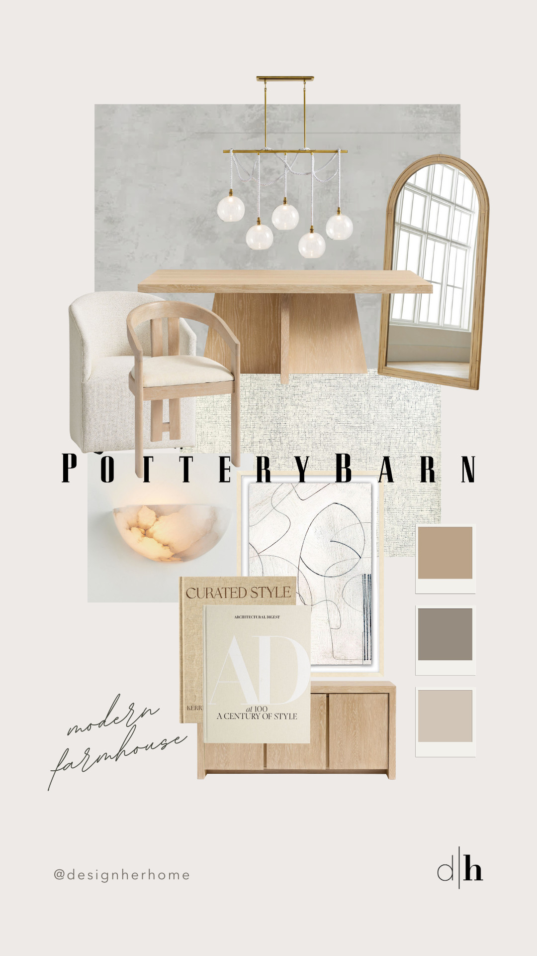 Dreaming of a dining space that’s rustic yet refined? ✨ This modern farmhouse dining room makeover—styled entirely with Pottery Barn Canada furniture and fixtures—brings together farmhouse dining room design ideas and rustic farmhouse decor inspiration in a cozy, elevated way. The solid wood farmhouse table, linen-upholstered chairs, and deconstructed chandelier anchor the room, while a neutral farmhouse color scheme and natural fiber rug add effortless warmth. Perfect for family meals or entertaining in style. Tap to shop my curated picks and bring this modern farmhouse dining space idea to life. 

 

#LTKcanada #LTKcasa #LTKstyletip