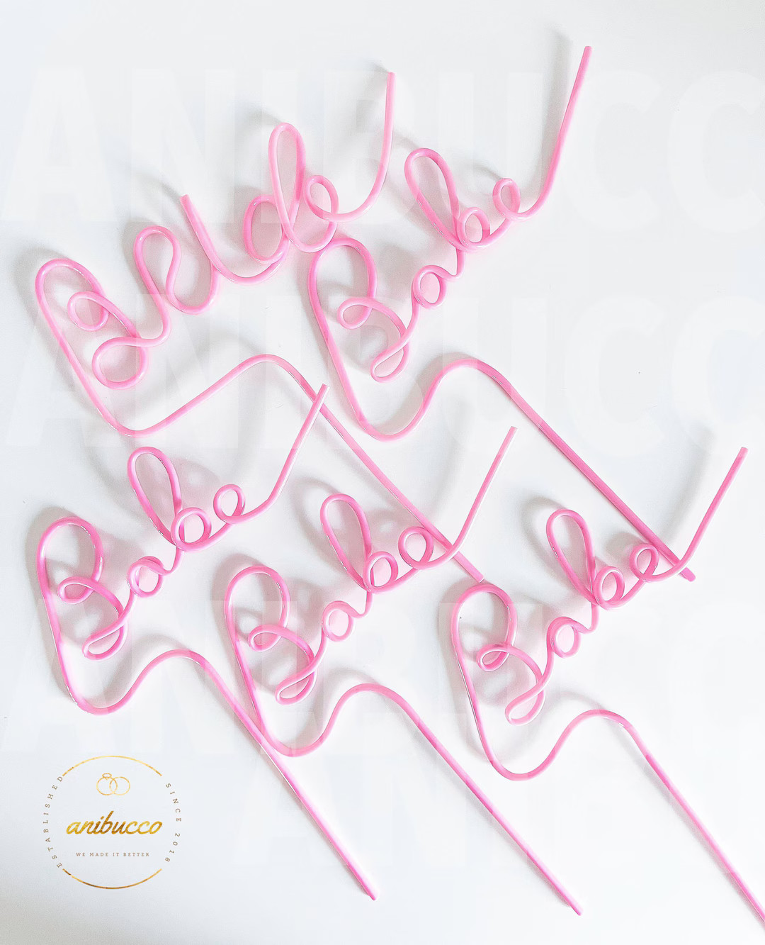 XL Light Pink Babe& Bride Party Straw Brides Babes Bridesmaid Party Favor Babe Bachelorette Party... | Etsy (US)