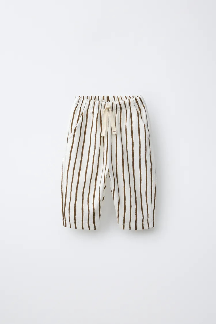 STRIPED BAGGY PANTS | Zara US