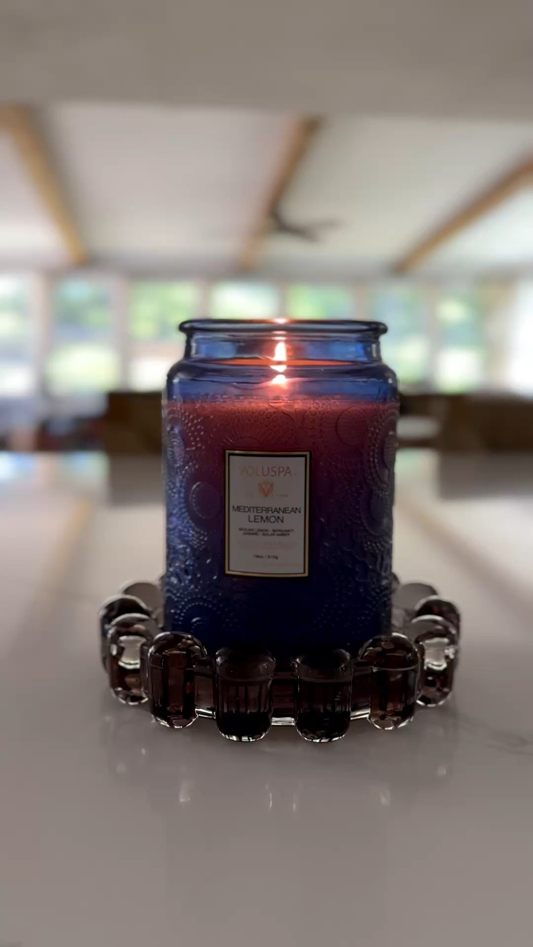 Transports you right to the Nediterranean. Love the color too!! Would make a great gift, especially as a set! This is the large jar. 
100+ hrs of burn time

Fragrance Family: Citrus / Fruity
Notes of Sicilian Lemon, Bergamot, Jasmine and Solar Amber​.

Linked my other faves too! 
@Alice Lane @Voluspa

#LTKHome #LTKWedding #LTKdayinmylife