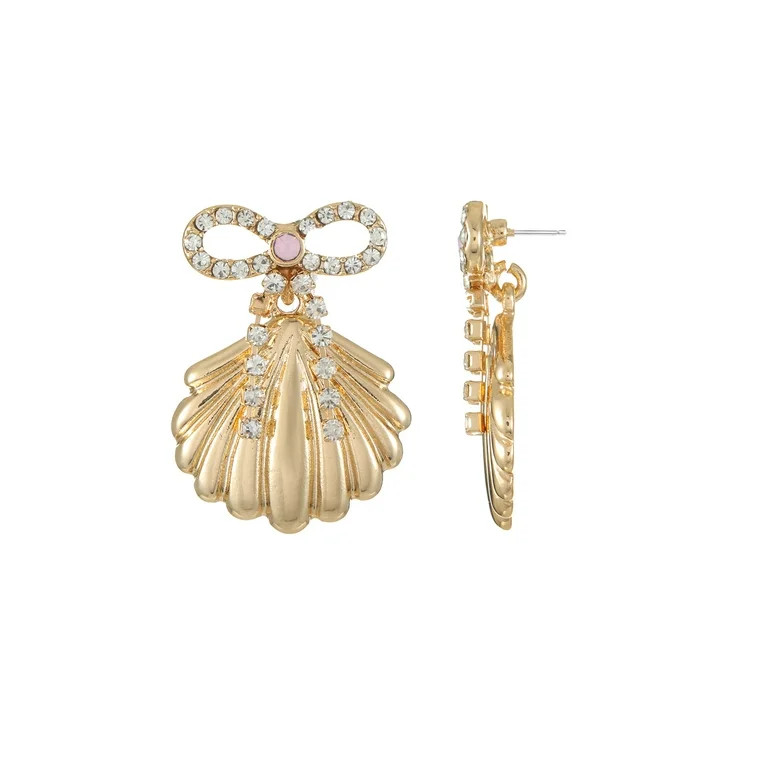 Packed Party Shell-of-a-Time Bow Earrings, 1 Pair | Walmart (US)