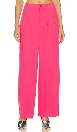 Daisy Wideleg Pants in Pink | Revolve Clothing (Global)