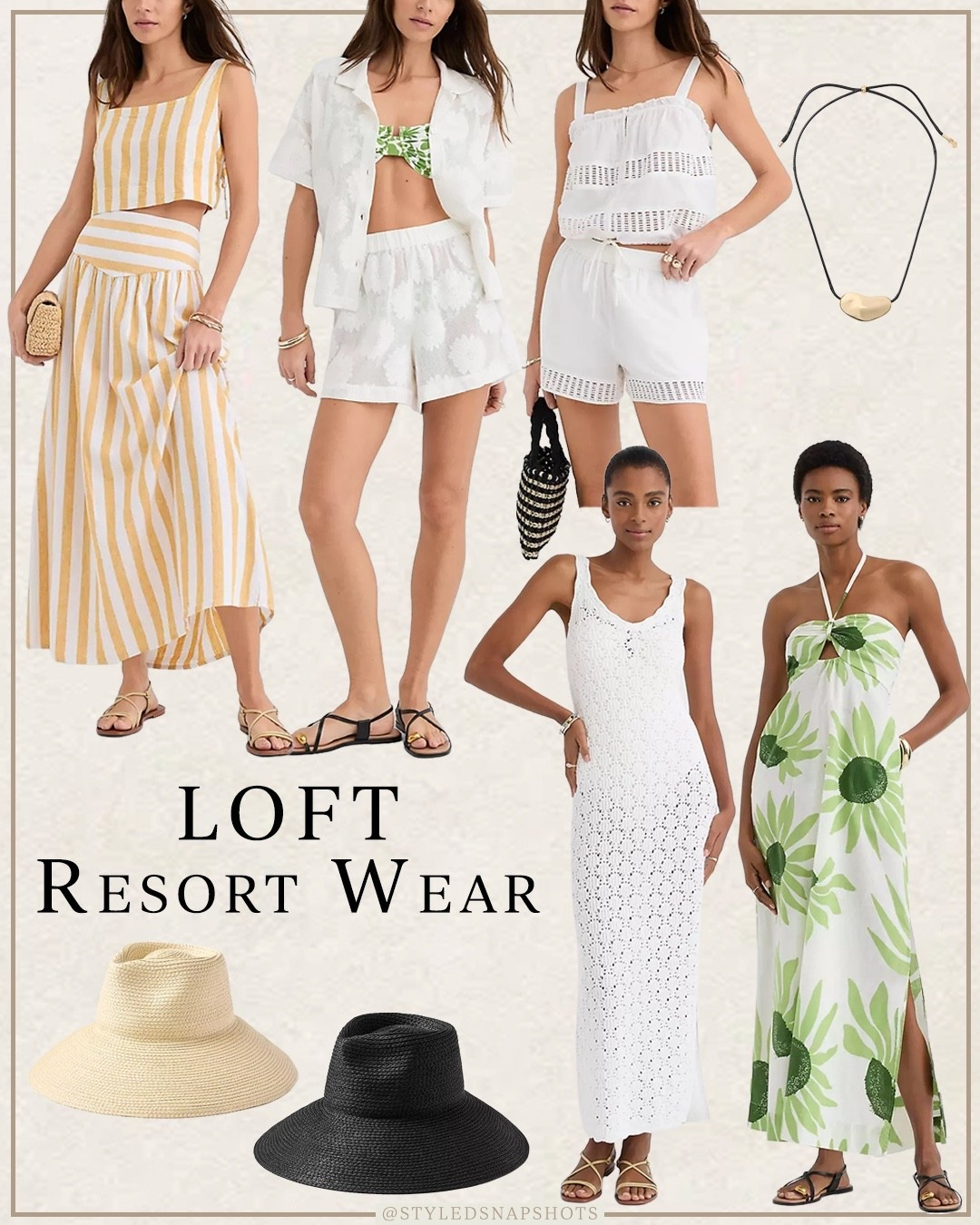 Loving the resort wear from Loft! All 40% off and under $60